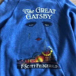 Sweaters - GREAT GATSBY GRAPHIC OVERSIZED SWEATER Sweaters - GREAT GATSBY GRAPHIC OVERSIZED SWEATER